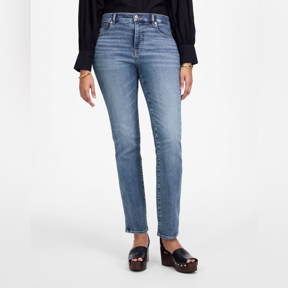 MADEWELL Stovepipe High Rise Ankle Jeans Medium
Blue Women’s Size 29‎